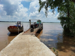 ベトナム国内のメコン川について